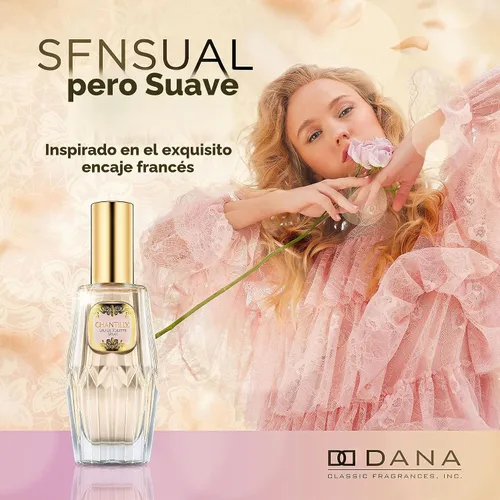 Vista 2 de Chantilly Eau De Toilette Spray para mujer, 2 onzas líquidas