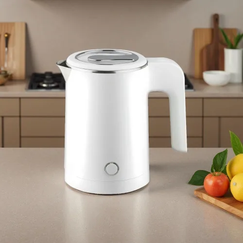 Vista 2 de Hervidores Eléctricos Pequeños de Acero Inoxidable para Hervir Agua, 0.6L Hervidor Mini de Viaje Calentador de Agua Caliente, Hervidor Portátil