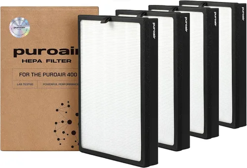 Vista 8 de PuroAir Filtro de repuesto 400 – Repuesto de filtro auténtico Puro Air 400 – Filtro HEPA oficial PuroAir con filtros CarbonTech 99.9% de polen