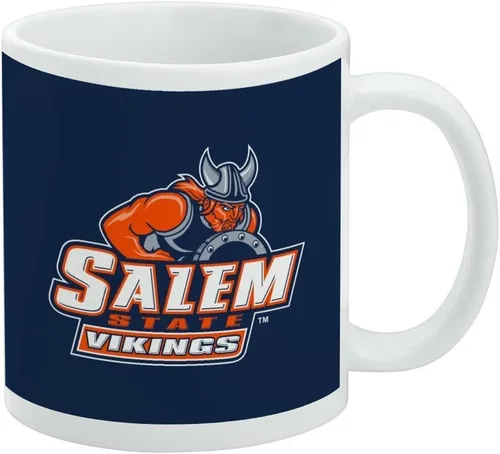 Vista 176 de Taza de cerámica con el logotipo principal de la Universidad Rider, taza de regalo novedosa para café, té y bebidas calientes, 11oz, blanca