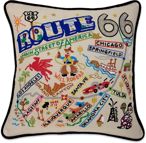 Vista 36 de Catstudio Almohada decorativa bordada a mano de Texas