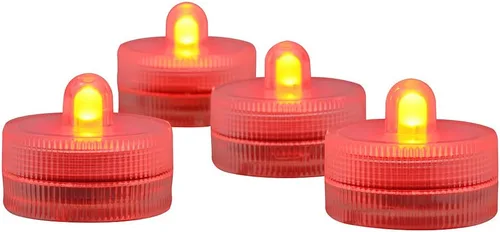 Vista 10 de Luces de Halloween sumergibles cr2032, funciona con pilas, bajo el agua, impermeable, luz de té LED para eventos, centros de mesa, jarrón, floral