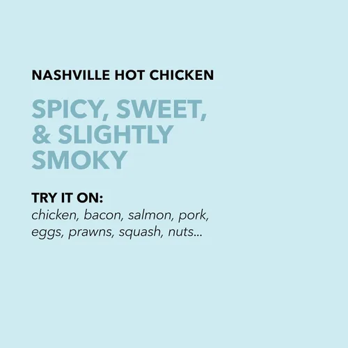 Vista 5 de Spiceology Condimento de pollo caliente de Nashville, condimento de pollo audaz y picante con cayena, pimentón ahumado y ajo - Nashville Hot Dry Rub