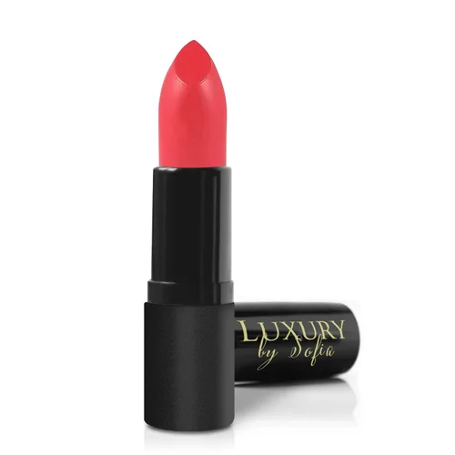 Vista 11 de Luxury by Sofia Lápiz labial totalmente natural, color de labios semimate, hidratante, de larga duración, maquillaje vegano para mujeres (fe)