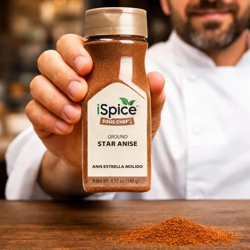 Vista 6 de iSpice - Especias en polvo de anís estrellado molido - 4.97 oz