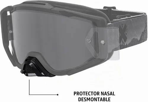 Vista 6 de Funn Soljam MTB Enduro DH gafas antivaho lente transparente adicional, bolsa y hojas de rasgadura Negro