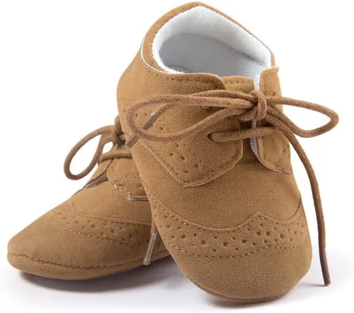 Vista 4 de ESTAMICO Zapatos para bebés niños Prewalker PU Sneakers
