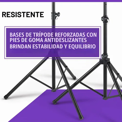 Vista 6 de On-Stage SSP7950 - Paquete de soporte de altavoz de aluminio