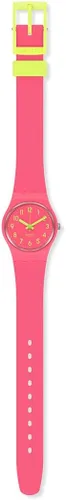 Vista 2 de Swatch VOLVER A BIKO ROOSE Reloj Unisex (Modelo LP131C), Rosado, Moderno