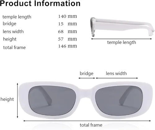 Vista 11 de Lxnoap Gafas de sol de marco grueso ovaladas retro atrevidas, gafas de sol ovaladas retro de Y2k, gafas de sol ovaladas ovaladas retro Mod Kurt