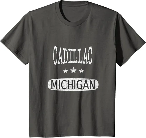 Vista 47 de Vintage Cadillac Michigan Camiseta