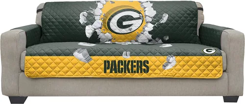 Vista 15 de Pegasus Sports NFL NFL - Protector reversible para sofá de la NFL, con correas elásticas, 75 x 110 pulgadas