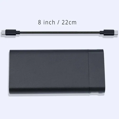 Vista 5 de Cable corto USB a USB C, cable USB C corto