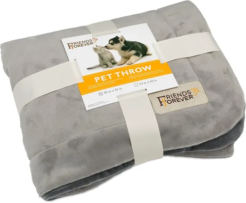 Vista 5 de Friends Forever Manta duradera para proteger el sofá, manta reversible de dos tonos, resistente al pelo de las mascotas, para perros, gatos, cama