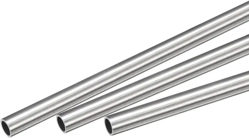 Vista 32 de uxcell Tubo capilar del acero inoxidable 304, tubería gruesa del metal de la longitud de la pared de 820.2 ft m del OD 18.0 ft m x 0.7 ft m