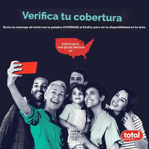 Vista 2 de Total Wireless iPhone 11, 64GB, Negro - Teléfono inteligente prepago (bloqueado)