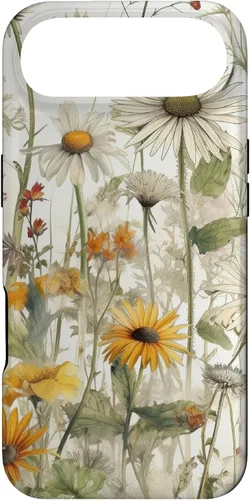 Vista 27 de Wildflowers Botanical Daisy Flowers Dandelion Dragonfly Case for iPhone 17