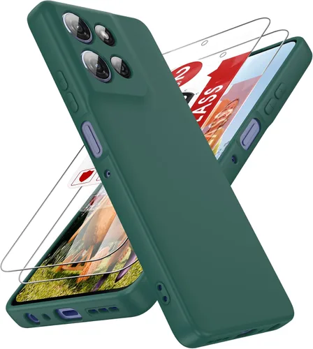 Vista 92 de LeYi Funda para Motorola Moto G Play 4G 2024: Funda para Moto G Play 4G 2024 con funda delgada y antiarañazos, silicona líquida a prueba de golpes