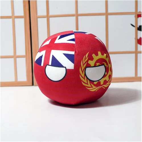 Vista 23 de Polandball Countryballs Muñeco de peluche Ucrania España Hungría Portugal Rumanía Grecia Austria México Polonia Ball (15,3.8 pulgadas)