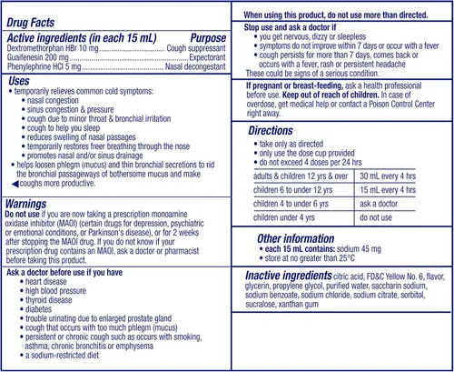 Vista 2 de Vicks DayQuil - Medicamento líquido para aliviar la congestión para la tos DM+, máxima fuerza, multisíntoma, sin somnolencia, alivio diurno