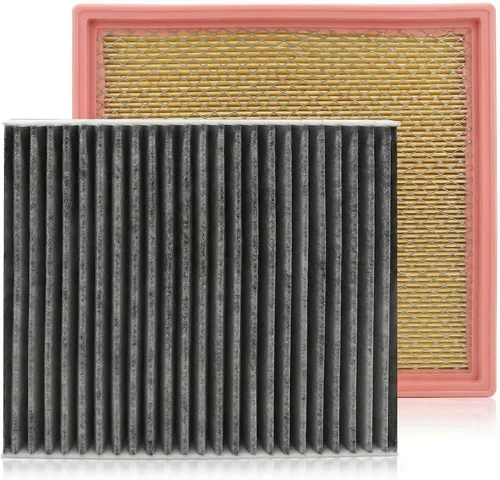 Vista 16 de Filtro de aire de cabina de motor de peine para Nissan Versa 2025 2024 2023 2022 2021 2020 Gris carbón