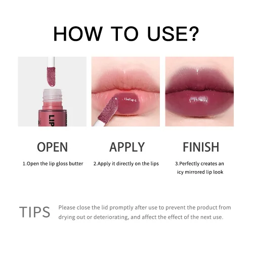 Vista 47 de BAISEN DIARY 2 en 1 doble punta mate delineador de labios y brillo de labios, lápiz combinado de labios marrón nude degradado, delineador de labios