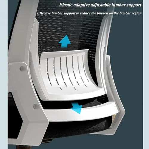 Vista 5 de Ergonomic Desk Office Chair with Adjustable Lumbar Support, High Back Mesh Computer Chair with Headrest and Flip-up Armrests Task Chair for Home