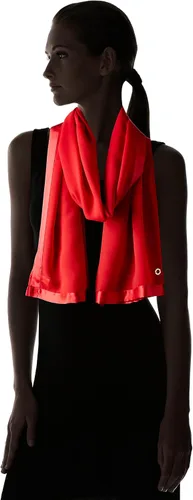 Vista 3 de Calvin Klein womens Satin Border Chiffon Scarf