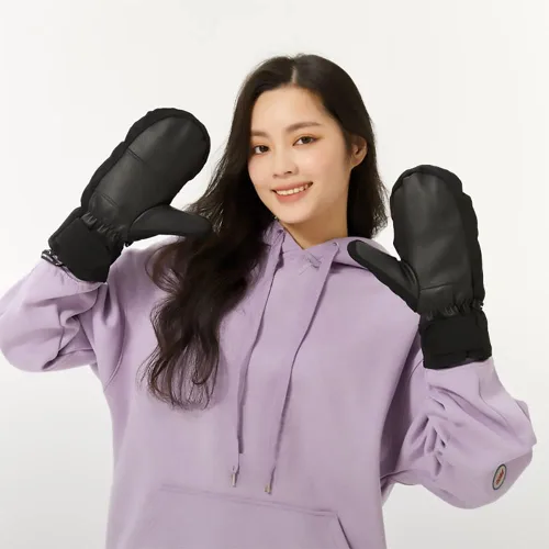 Vista 3 de Guantes de esquí para hombres y mujeres, guantes de nieve de invierno, guantes cálidos e impermeables diseñados para clima frío, motos de nieve