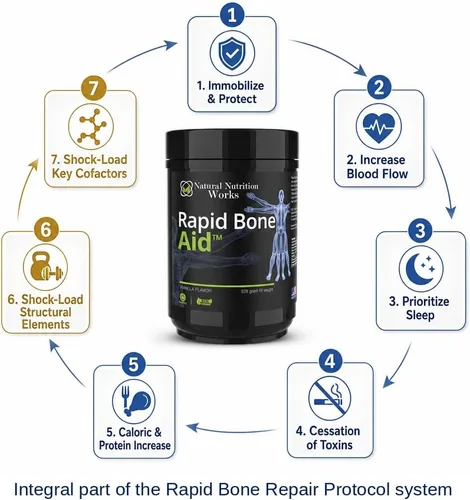 Vista 6 de Rapid Bone Aid - Suplemento en polvo y protocolo de fractura EBook (vainilla)