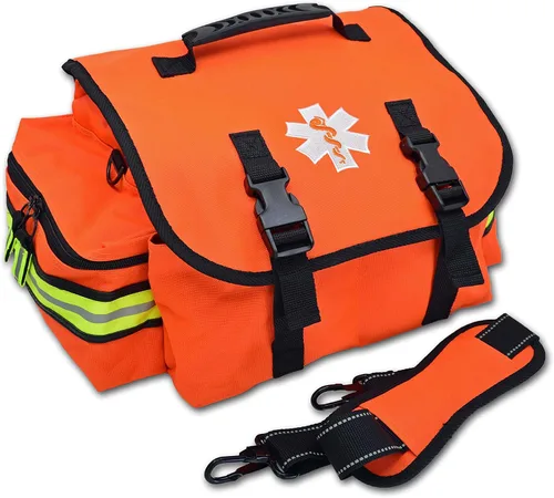 Vista 4 de Lightning X Products Pequeño EMT Medic First Responder Trauma EMS Jump Bag Con Divisores - Stealth Black Negro