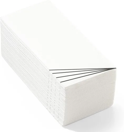 Vista 6 de Paquete de 50 toallas de mano de papel para invitados con sensación de lino, toallas de papel desechables súper absorbentes para baño, fiesta, bodas