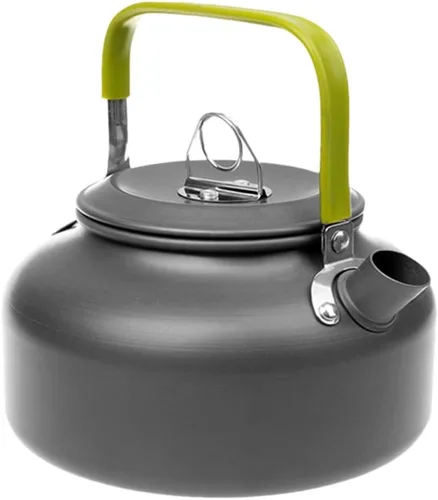 Vista 7 de Hervidor de té para acampar, cafetera de 27 fl oz/0.8 L, cafetera para campamento