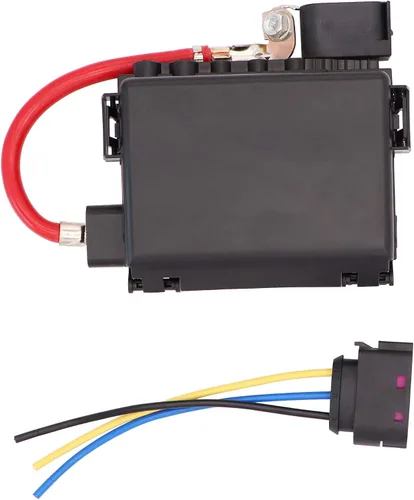 Vista 4 de Terminal de caja de fusibles de batería 1J0937550 compatible con VW Beetle Jetta Bora Golf MK4 99-04 con conector de conexión de arnés de cableado