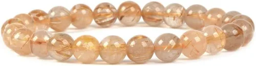 Vista 34 de Justinstones Gem - Pulsera elástica de cuentas redondas de piedras semipreciosas de 8 mm, unisex, de 17.78 cm Turmalina negra de grado A
