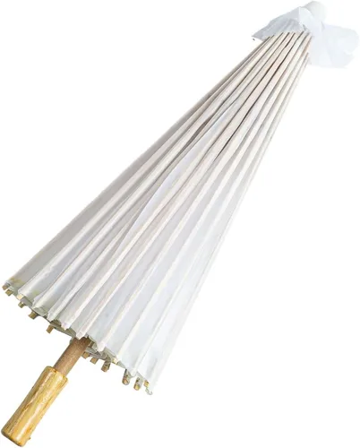 Vista 3 de THY COLLECTIBLES Parasol chino japonés de 22 pulgadas para bodas fotografías disfraces cosplay decoración y otros eventos color liso