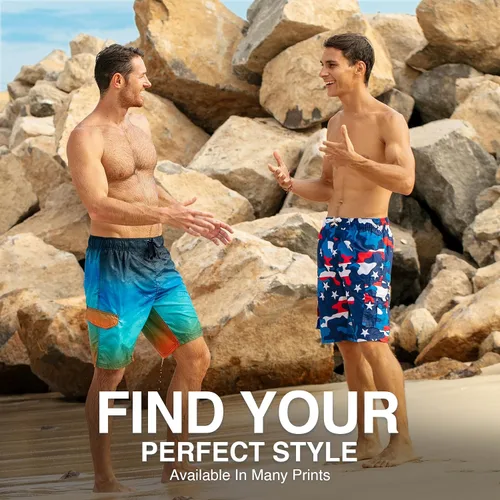 Vista 6 de Kanu Surf - Traje de baño Mirage para hombre (talla regular y grande)
