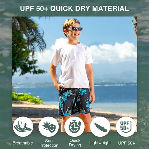 Vista 104 de Kanu Surf Traje de baño Yolo de secado rápido UPF 50+ para niños