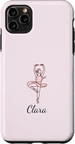 Vista 13 de Clara - Carcasa para iPhone 17, diseño de bailarina, bailarina, bailarina, bailarina, navidad