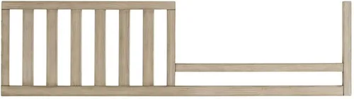 Vista 3 de Bivona - Riel protector de seguridad para camas de niños pequeños Ellen Degeneres - Riel de madera maciza para cuna convertible a camas de niños