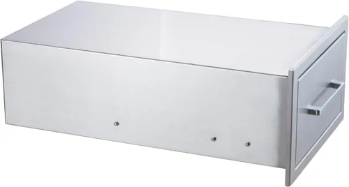 Vista 3 de Cajones de cocina para exteriores, acero inoxidable, 14 pulgadas de ancho x 8-1/2 pulgadas de alto x 23 pulgadas de profundidad, montaje empotrado