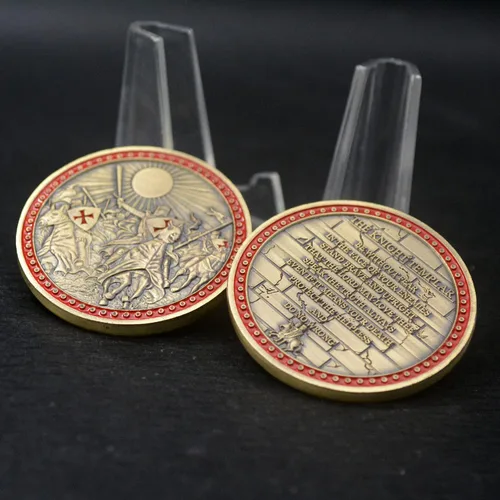 Vista 6 de Moneda de Armadura de Dios de los Caballeros Templarios