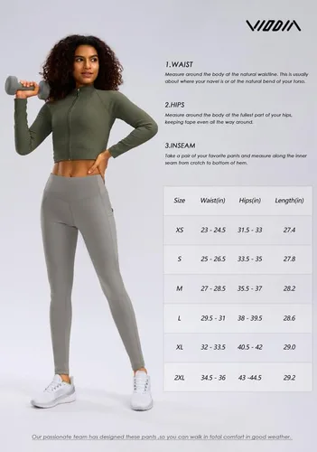 Vista 7 de Viodia Legging resistente al agua con forro polar para mujer