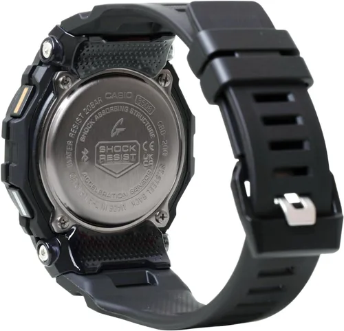 Vista 2 de G-Shock Casio G-Squad Move Reloj digital de fitness con correa de resina negra de 1.9 in - GBD200-1A1
