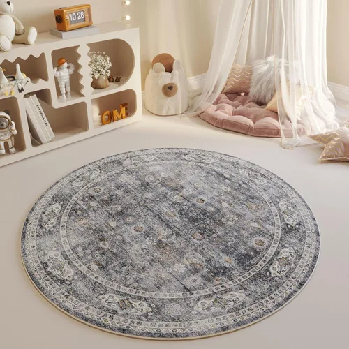 Vista 183 de Rugcomf Alfombra de Entrada de 2'x3' - Patrón Paisley, Tapete para Puerta de Entrada Interior, Floral Vintage, Lavable a Máquina, Alfombra