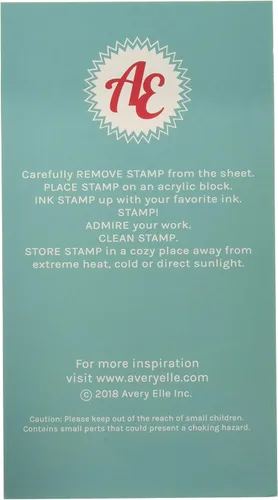 Vista 3 de Avery Elle Clear Stamp Set 4 x 6-hello cuate