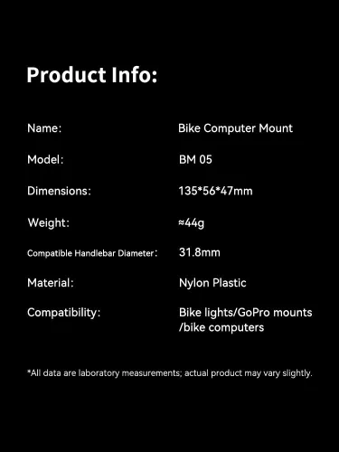 Vista 8 de GEOID Soporte para computadora de bicicleta, soporte frontal exterior para bicicleta de carretera, compatible con Garmin Wahoo Bryton Magene Cycplus