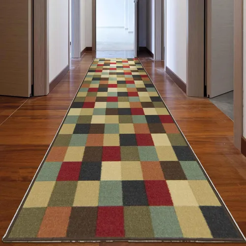 Vista 10 de Ottomanson Alfombras de 5 x 6 pies 6 pulgadas para sala de estar, alfombra de área para dormitorio, antideslizante, duradera y grande para zonas