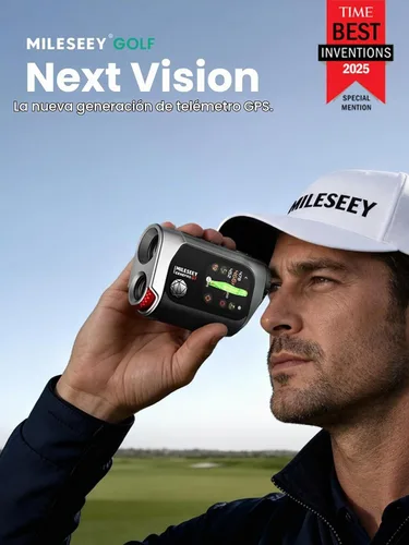 Vista 2 de MILESEEY G1 Touchscreen & GPS Rangefinder with 43000+ Built-in Golf Courses