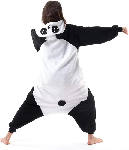 Vista 5 de Beauty Shine Pijama unisex de dibujos animados para adultos, disfraz de Halloween, Navidad, pijamas de felpa para cosplay